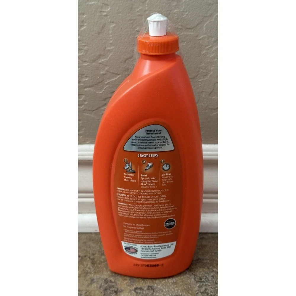 SHARK Wood & Hard Floor Polish 28 oz. High Gloss 90% Full Discontinued